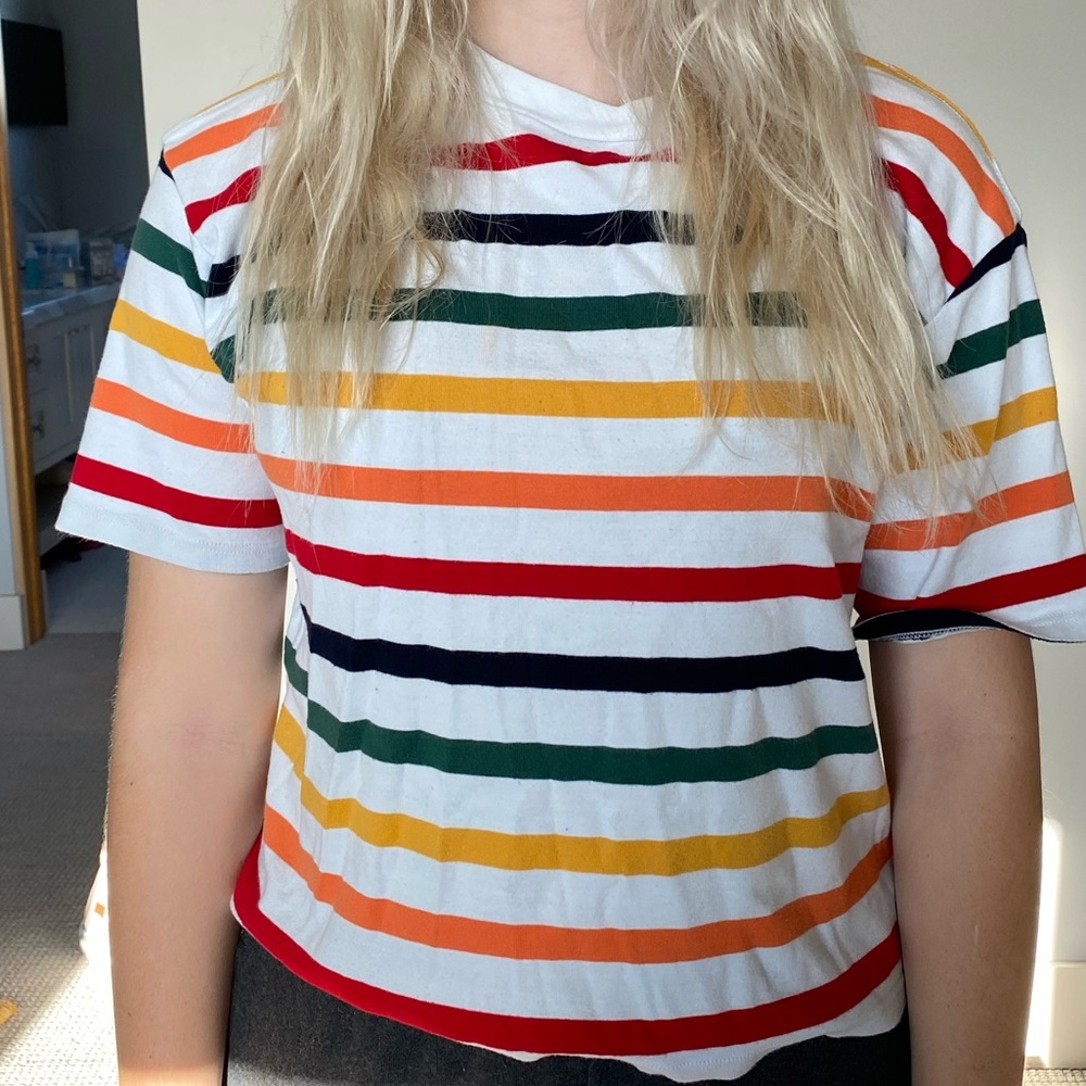 brandy melville multicolored t shirt